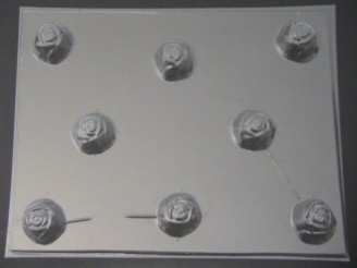 502 Rosebud Fillable Chocolate Candy Mold